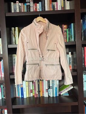 Prada Blush Pink Lightweight Spring duvet utility Jacket (Size. S/M)